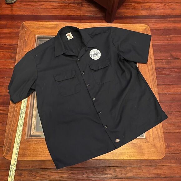 Dickies Old Irving Brewing Company Button Down Shirt SHAMLESS "LIP" 2XL LIKE NEW - Picture 1 of 11